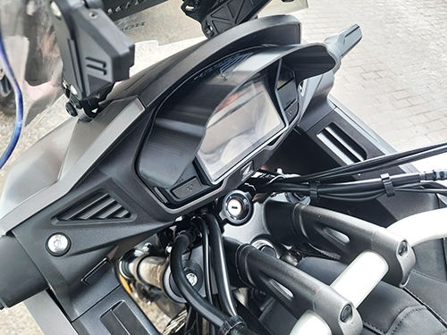 Προστατευτικό Οργάνων Μοτοσυκλέτας Honda Crossrunner Μαύρο