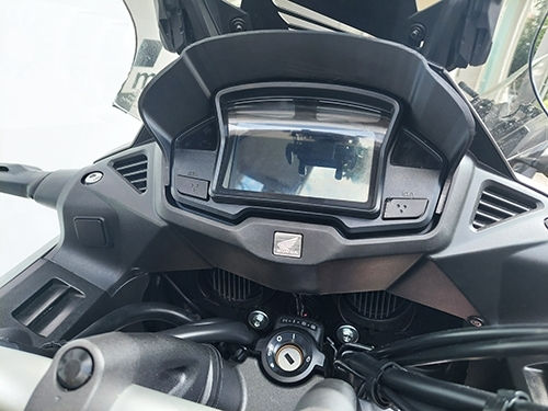 Προστατευτικό Οργάνων Μοτοσυκλέτας Honda Crossrunner Μαύρο