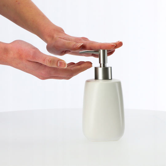 Kadax Dispenser Κουζίνας Κεραμικό Λευκό 400ml