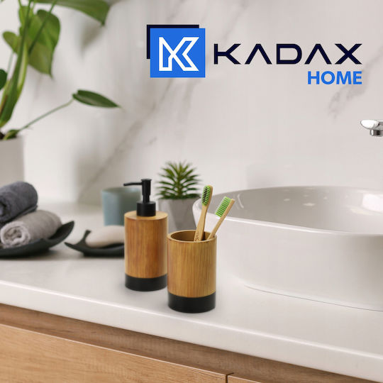 Kadax Dispenser Wooden Black 350ml