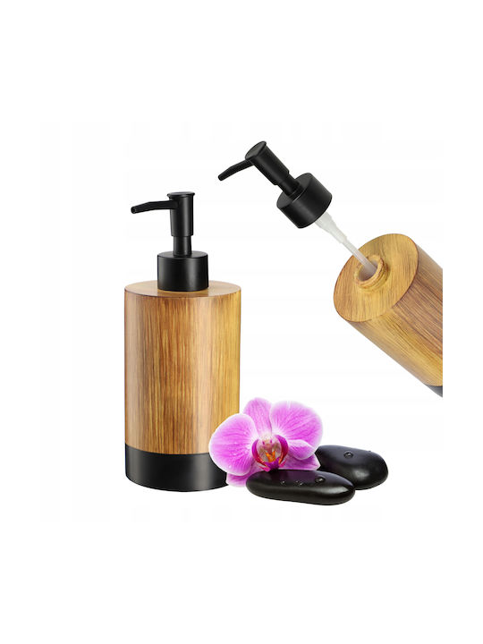 Kadax Dispenser Ξύλινο Μαύρο 350ml
