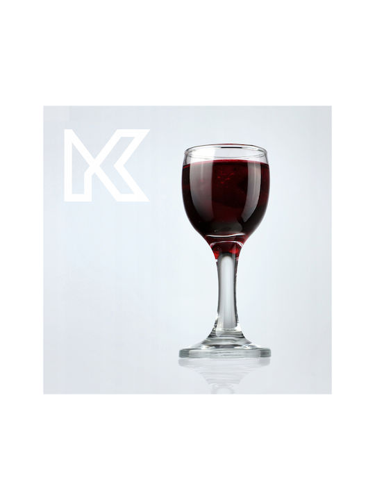 Kadax Gläser-Set aus Glas Stapelbar 55ml 6Stück