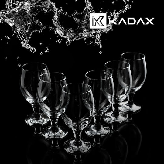 Kadax Комплект Чаши за Бира и Коктейл На Столчета Стъклени 400мл 6 Броя
