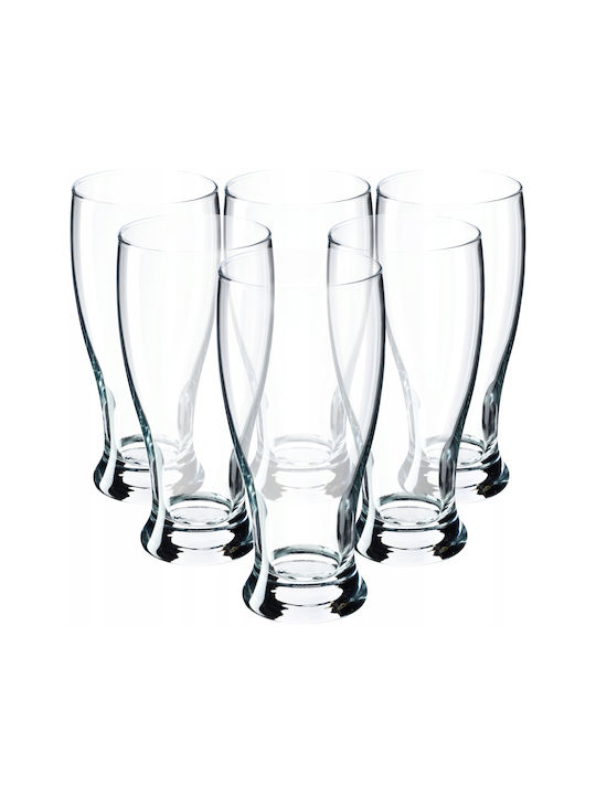 Kadax Set de pahare pentru bere din Sticlă 565ml 6buc