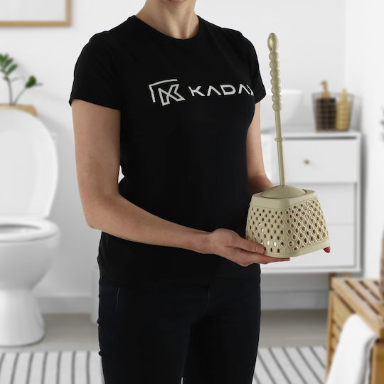 Kadax Kunststoff Badezimmer Toilettenbürste Beige