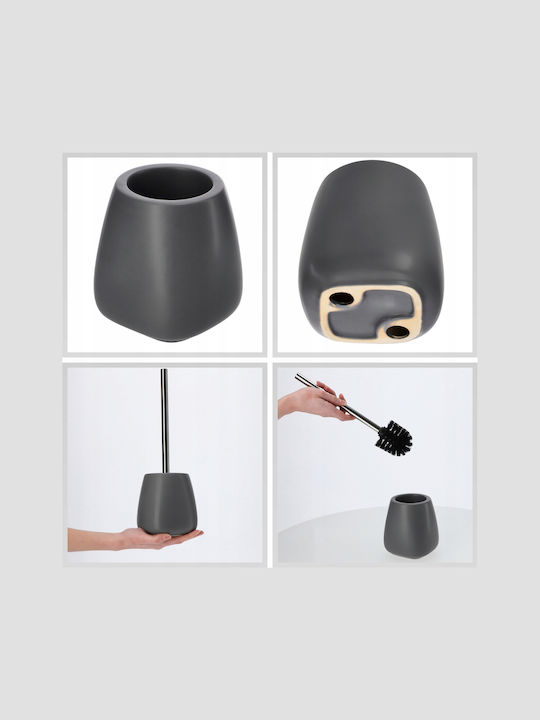 Kadax Ceramic Toilet Brush Gray