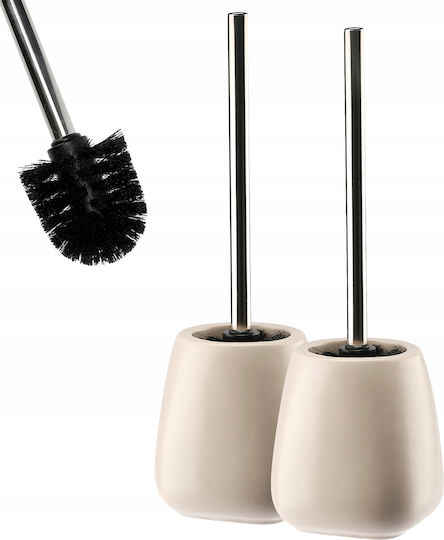 Kadax Keramik Badezimmer Toilettenbürste Beige