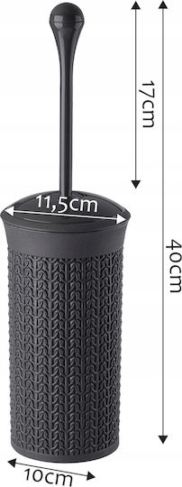 Kadax Kunststoff Badezimmer Toilettenbürste Gray