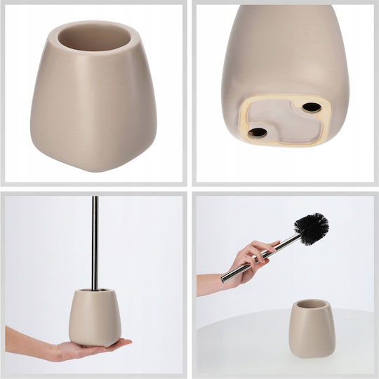 Kadax Ceramică Coș de gunoi pentru baie Bej