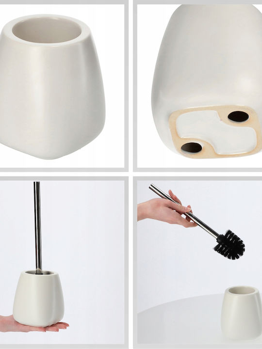 Kadax Ceramic Toilet Brush White