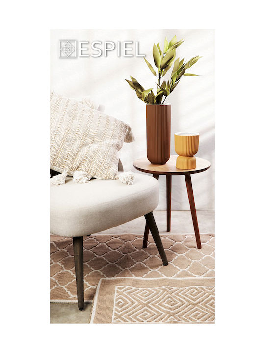 Espiel Labyrinth Rug Rectangular Brown