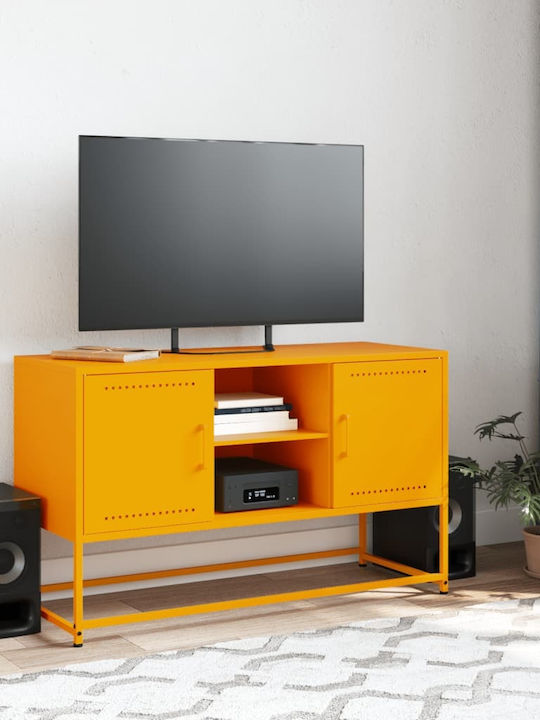 TV Stand Metal White L36xW39xH123cm