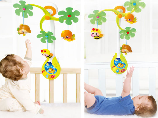 Hola Toys Μόμπιλε Κούνιας με Μουσική για Νεογέννητα