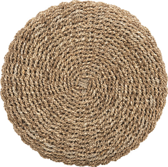 Hocker Für das Wohnzimmer Hölzernes Beam Natural & White 42x42x46cm
