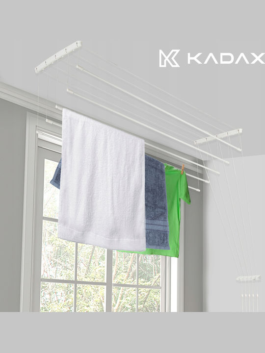 Kadax Πτυσσόμενη Απλώστρα Κρεμαστή με Μήκος Απλώματος 3m