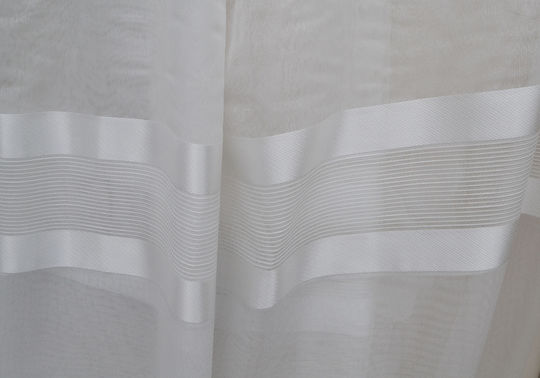 Saray Home Perdea Cu Coafură Albă 140x280cm