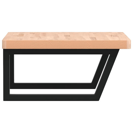 vidaXL Waschtisch ohne Waschbecken L60xB60xH4cm Beech