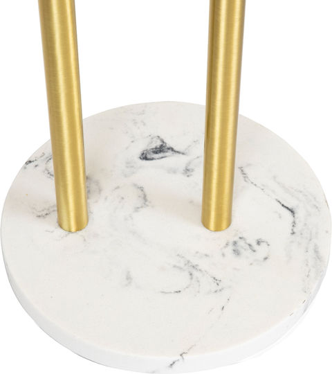 Homla Floor Paper Holder Ceramic Gold