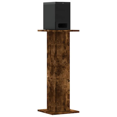 vidaXL PA Speaker Stand of height 30-30cm in Brown Color