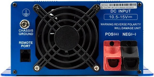 Volt Polska Inverter Αυτοκινήτου Καθαρού Ημιτόνου 1000W για Μετατροπή 12V DC σε 220V AC