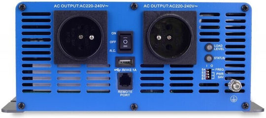 Volt Polska Inverter Αυτοκινήτου Καθαρού Ημιτόνου 4000W για Μετατροπή 12V DC σε 220V AC