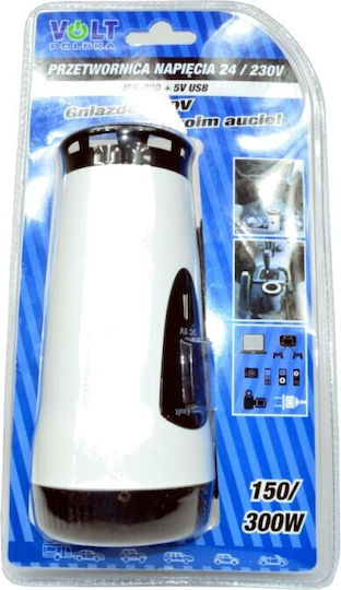 Volt Polska Inverter Αυτοκινήτου Τροποποιημένου Ημιτόνου 150W για Μετατροπή 12V DC σε 220V AC