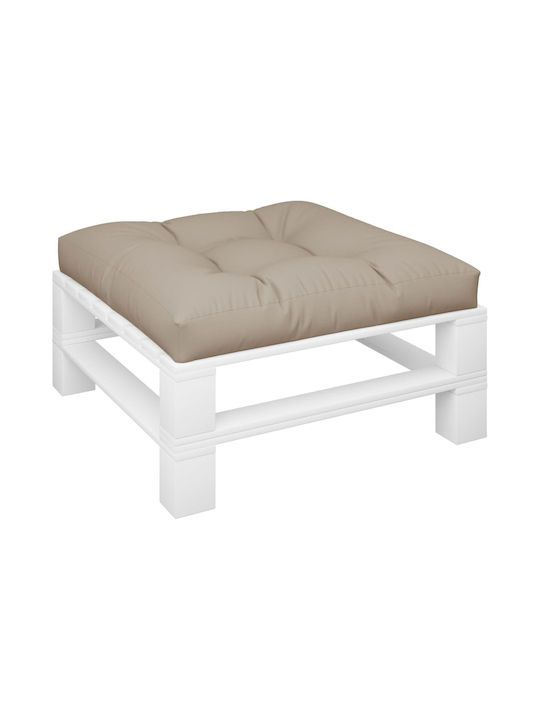 vidaXL Brown Pallet Bench Cushion 80x80cm