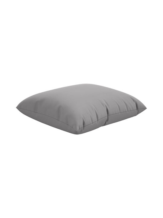 vidaXL Waterproof Garden Sofa Cushion Gray 4 Pieces 50x50cm