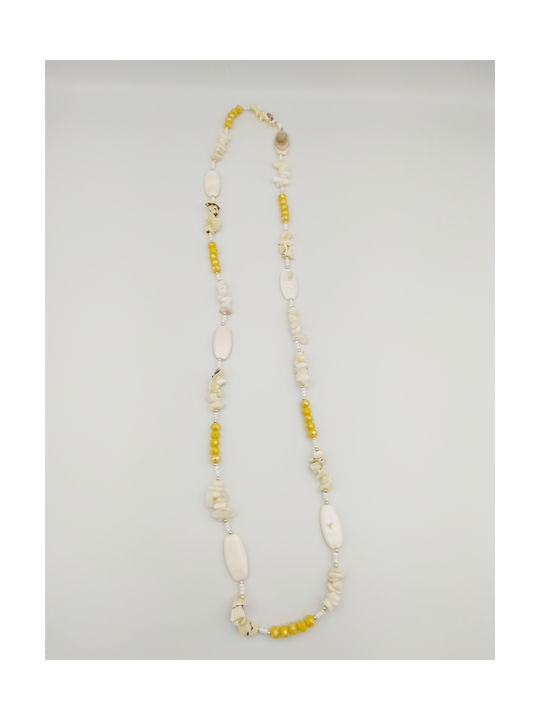 Kr-t25 Beaded Shell Necklace