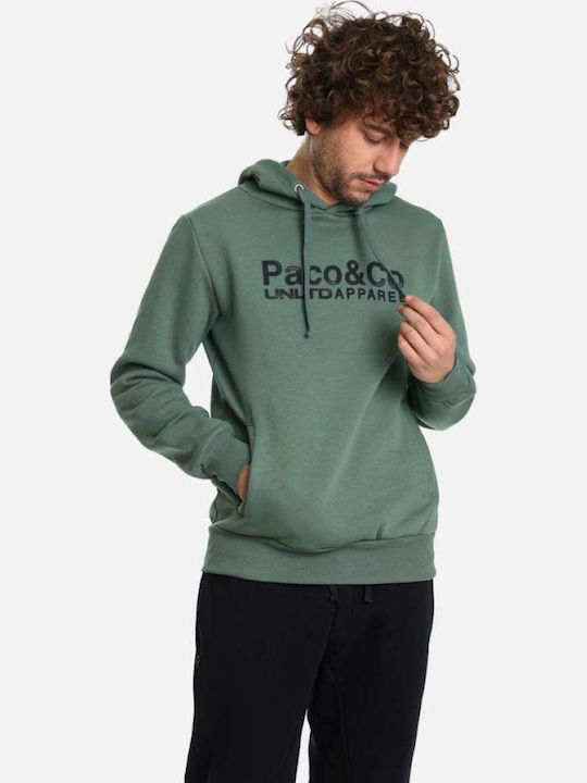 Sweatshirt with Hood Green