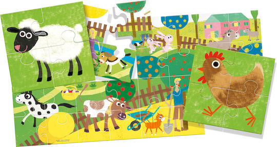 Puzzle pentru Copii Farm pentru 2+ ani+ Ani 64buc Headu