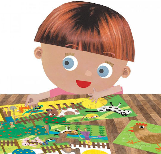 Puzzle pentru Copii Farm pentru 2+ ani+ Ani 64buc Headu
