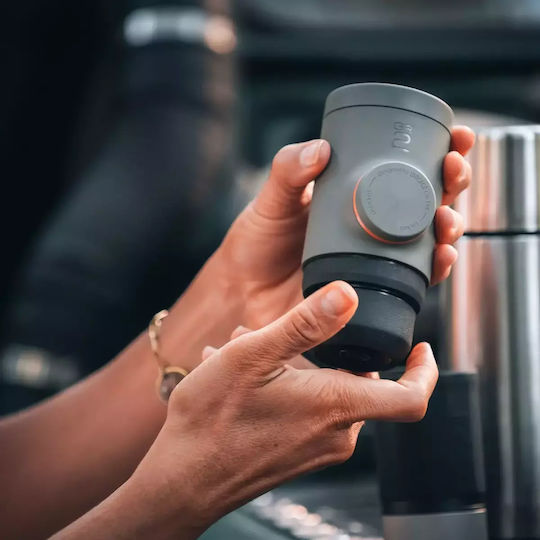Wacaco Minipresso GR2 Electric Machine 18bar with Coffee Container 12gr 122147Gray Olive
