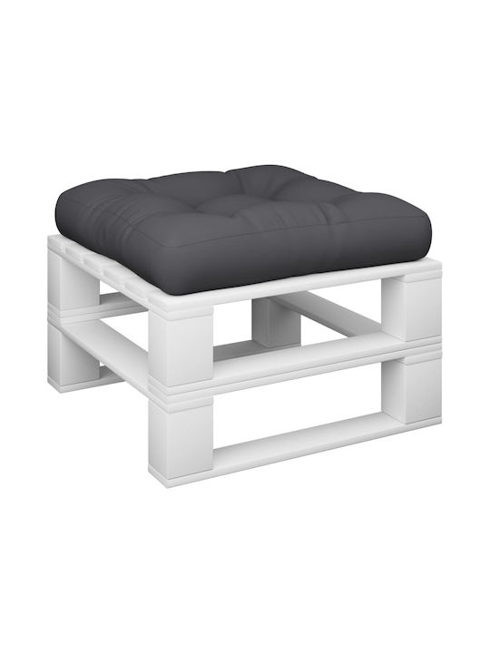 vidaXL Waterproof Bench Cushion for Palette 50x50cm Black