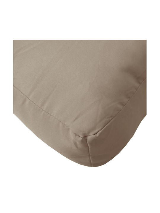 vidaXL Pernă Waterproof Pentru Bancă Perne Pentru Scaune De Grădină Maro 50x50cm