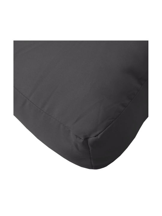 vidaXL Waterproof Bench Cushion for Palette 50x50cm Black