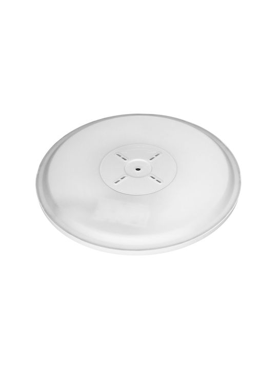 Adviti Smart Πλαφονιέρα Οροφής 40εκ. Λευκή με Ενσωματωμένο LED