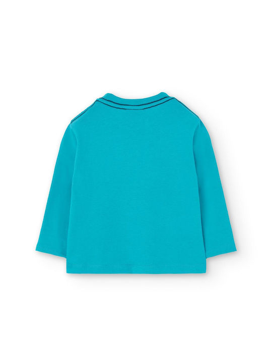 Boboli Kids Blouse Long Sleeve Turquoise