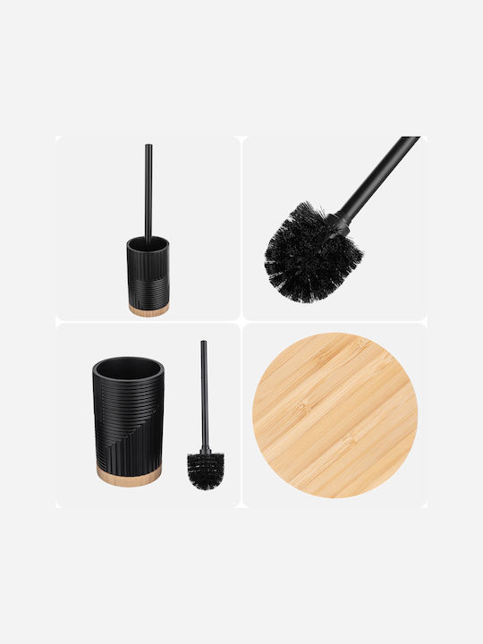 Kadax Kunststoff Badezimmer Toilettenbürste Schwarz