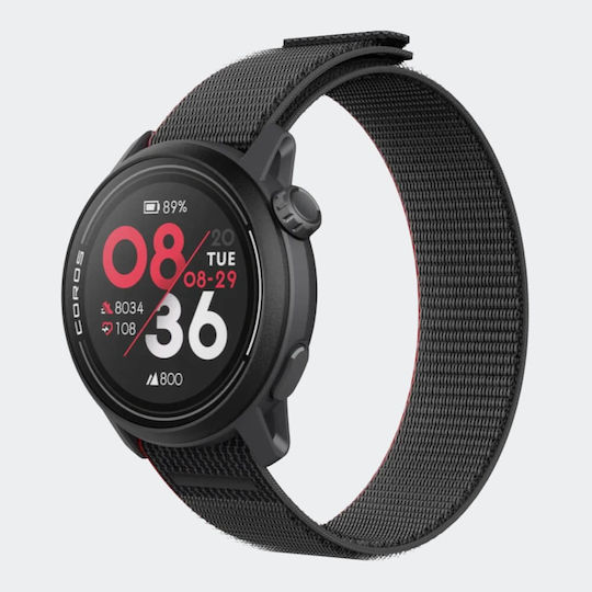 Coros Pace 3 Smartwatch με Παλμογράφο (Ink)