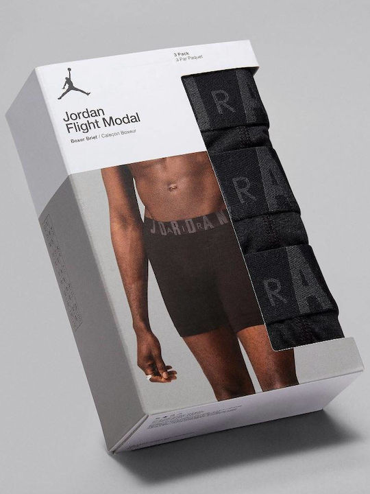 Flight Modal Boxer Briefs Ανδρικά Μποξεράκια Black 3Pack