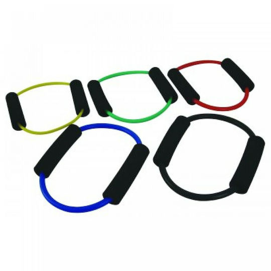 MSD Band O-Ring Loop 2X Hart Widerstandsbänder Schleife / Gymtube Schwer / Sehr schwer mit Griffen Blau