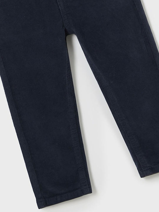 Kinder Schlaghose Stoff Marineblau