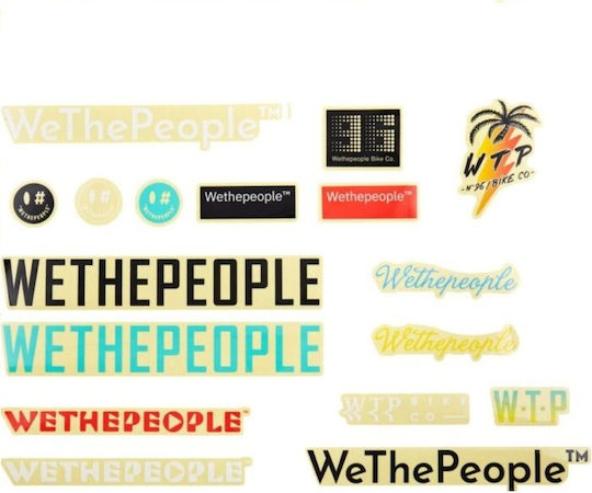 W-T-P Wethepeople Αυτοκόλλητο Ποδηλάτου