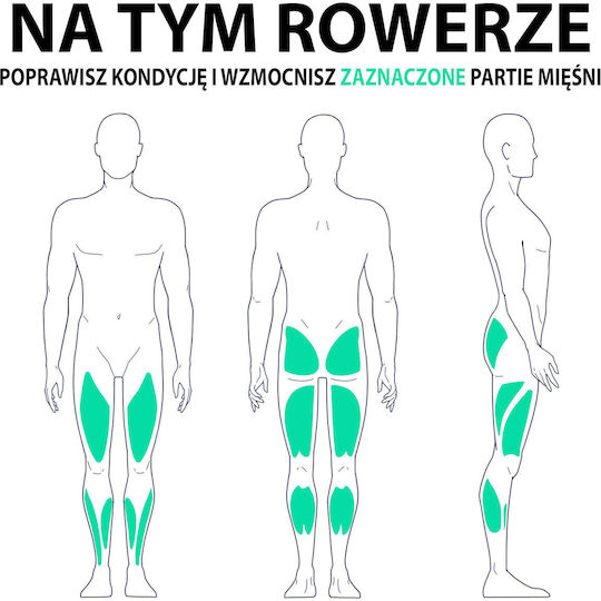 Spokey Onego+ Право Велосипед за Фитнес Магнитно