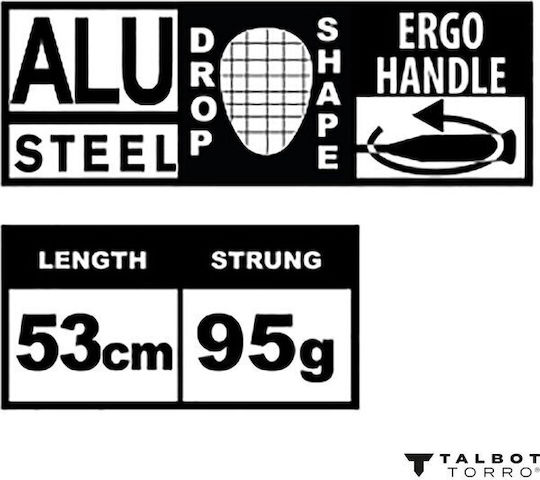 Talbot Torro Eli Mini Schläger Badminton 53 cm