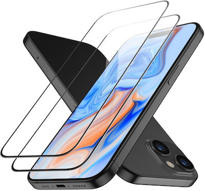 ESR Tempered Glass 2τμχ Μαύρο (iPhone 15)