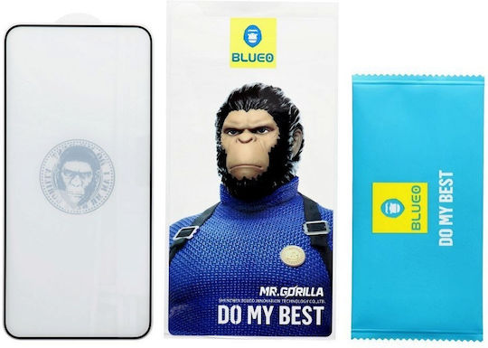 Blueo Mr Monkey Glass 5D Закалено стъкло за цялото лице Черен (Galaxy S22 5G)