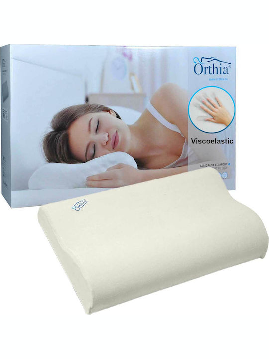 Orthia Comfort Kopfkissen Schlaf Memory-Schaum Anatomisch 32x53x11cm