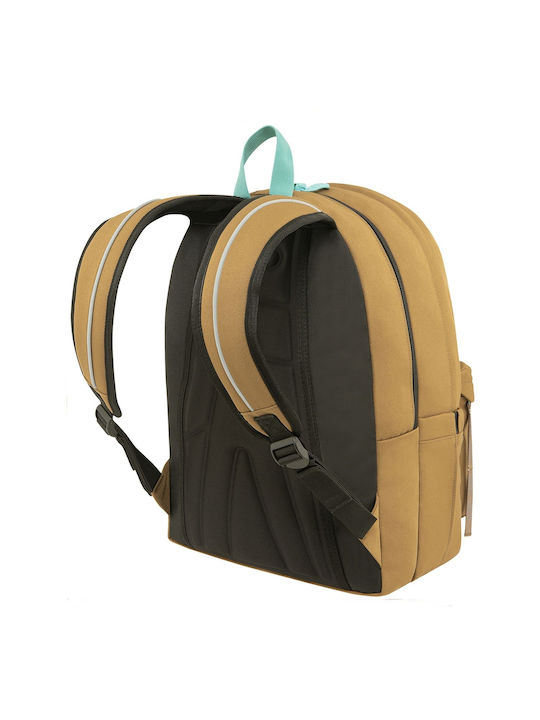 Polo Original Double Scarf Schulranzen Rucksack in Braun Farbe 2024